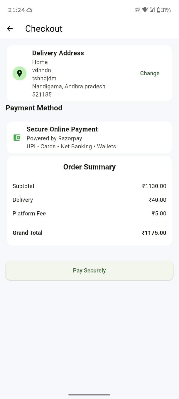 Secure Checkout